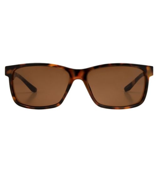 Boots Mens Polarised Sunglasses - Tortoiseshell Frame