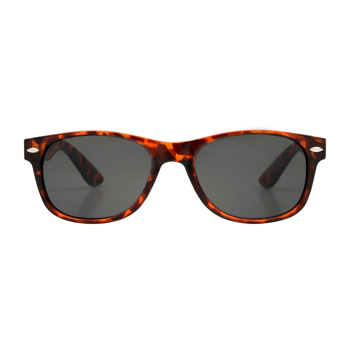   Men's Polarised Sunglasses - Brown Tortoiseshell And Silver Frame Multicolor