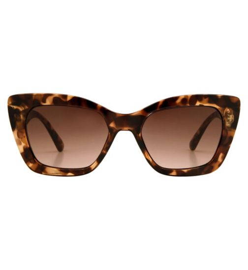 Boots Ladies Fashion Sunglasses - Brown Tortoiseshell Frame