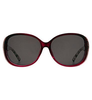 Click to view product details and reviews for Boots Ladies Polarised Sunglasses Crystal Purple Frame.