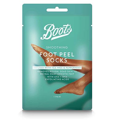 Boots Smoothing Foot Peel Socks - Tea Tree & Peppermint