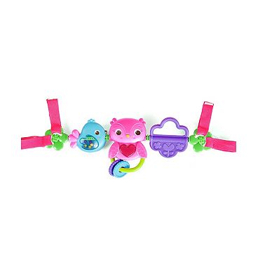 Bright Starts Busy Birdies Carrier Toy Bar Take-Along Toy