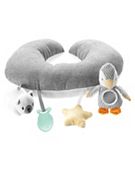Widgey Plus Multi Use Pregnancy Sleep Pillow Silver Star Boots