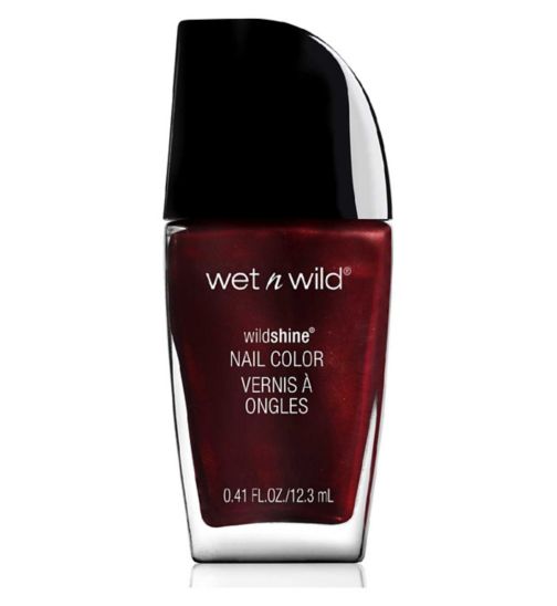 Wet n Wild Shine Nail Color Burgundy Frost