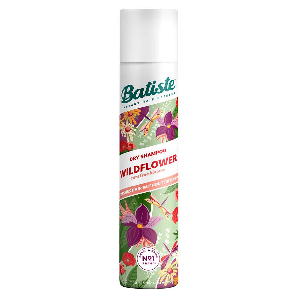Batiste Wildflower Dry Shampoo, Hair Shampoo200 ml, 200ml