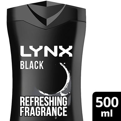 Lynx Black Fresh Charge Shower Gel 500ml