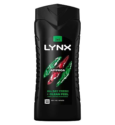 Lynx Bodywash XXL Africa Energy Boost Shower Gel 500 ml