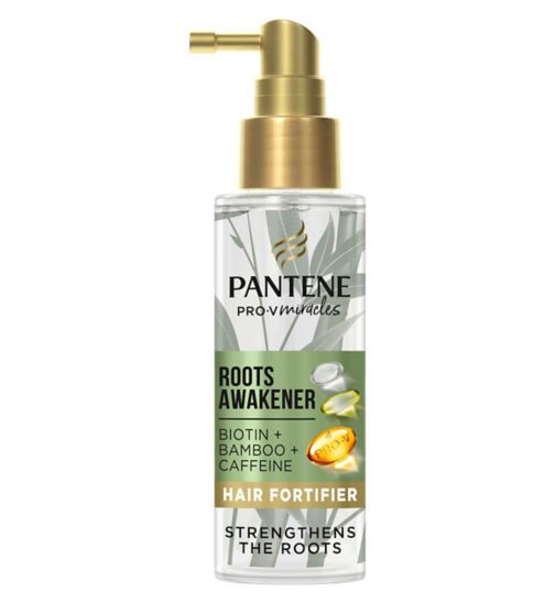 Pantene Grow Strong Roots Awakener Hair Fortifier, Biotin Bamboo And Caffeine, 100ml