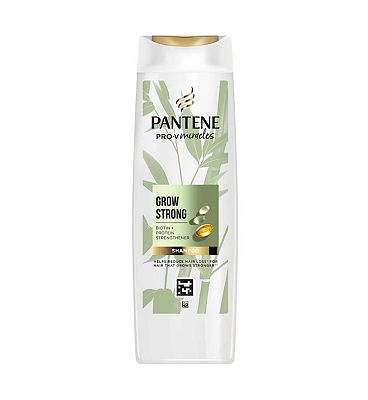 Pantene Grow Strong Shampoo With Bamboo And Biotin 400ml