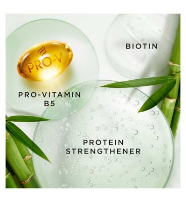 Pantene Grow Strong Shampoo With Bamboo And Biotin 400ml (6)