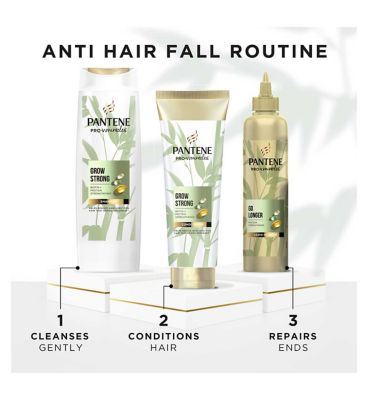 Pantene Grow Strong Shampoo With Bamboo And Biotin 400ml (7)