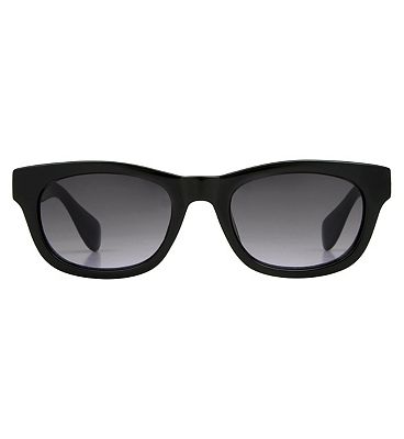 Boots Ladies Fashion Sunglasses - Black and Silver Frame