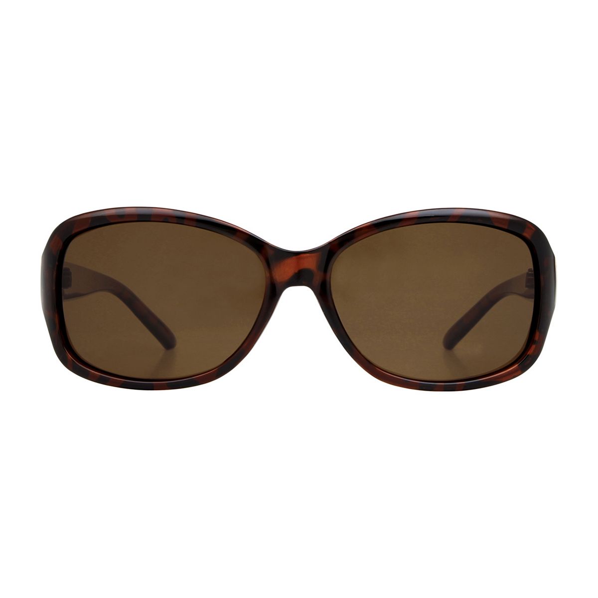   Ladies Polarised Sunglasses - Dark Brown Tortoiseshell Frame Multicolor