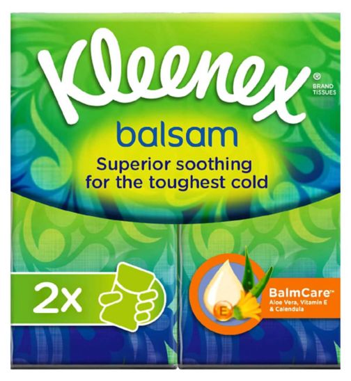 Kleenex® Balsam Tissues - 2 Pocket Tissues