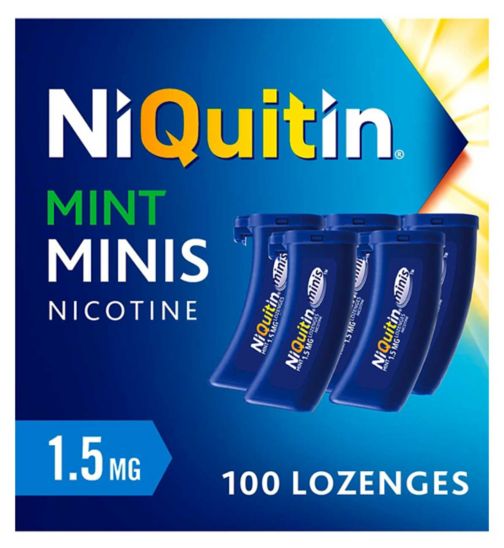 NiQuitin Minis Mint 1.5mg  - 100 Lozenges