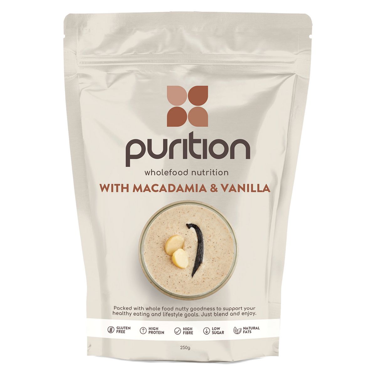 Purition Original Wholefood Nutrition With Macadamia & Vanilla - 250G