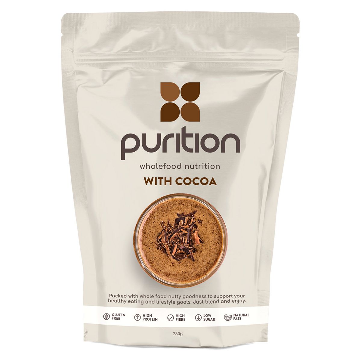 Purition Original Wholefood Nutrition With Cocoa - 250G