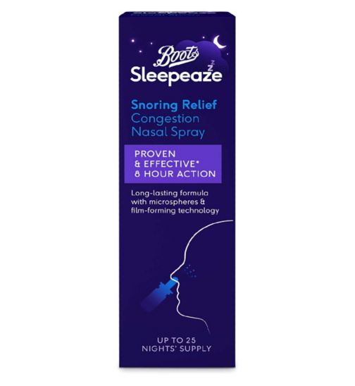 Boots Sleepeaze Snoring Relief Congestion Nasal Spray - 10ml