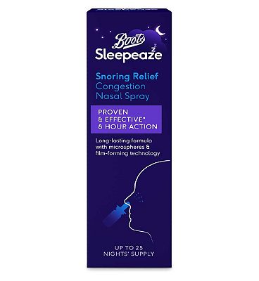 Boots Sleepeaze Snoring Relief Congestion Nasal Spray - 10ml