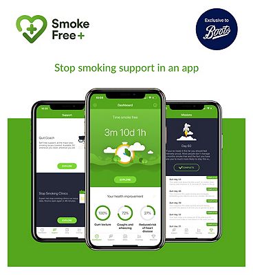 Smoke Free+ Giftcard  - Stop smoking support in an app