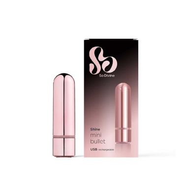 So Divine 10 Function Powerful Rechargeable Mini Bullet - Shine