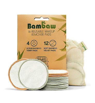 Bambaw Reusable Make Up Remover Pads - Pack Of 16