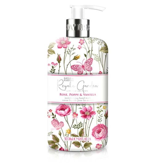 Baylis & Harding Royale Garden Luxury Rose Poppy & Vanilla Hand Wash 500ml