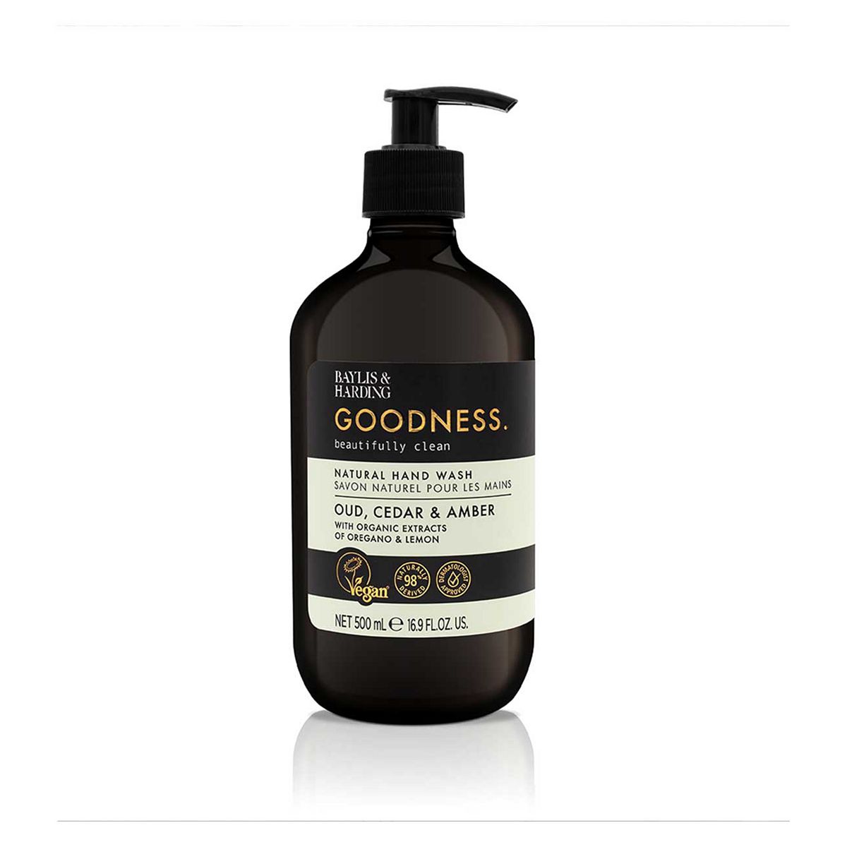 Baylis & Harding Goodness Oud Cedar & Amber Hand Wash 500ml