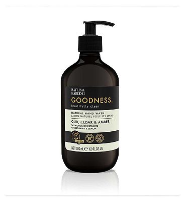 Baylis & Harding Goodness Oud, Cedar & Amber Hand Wash 500ml