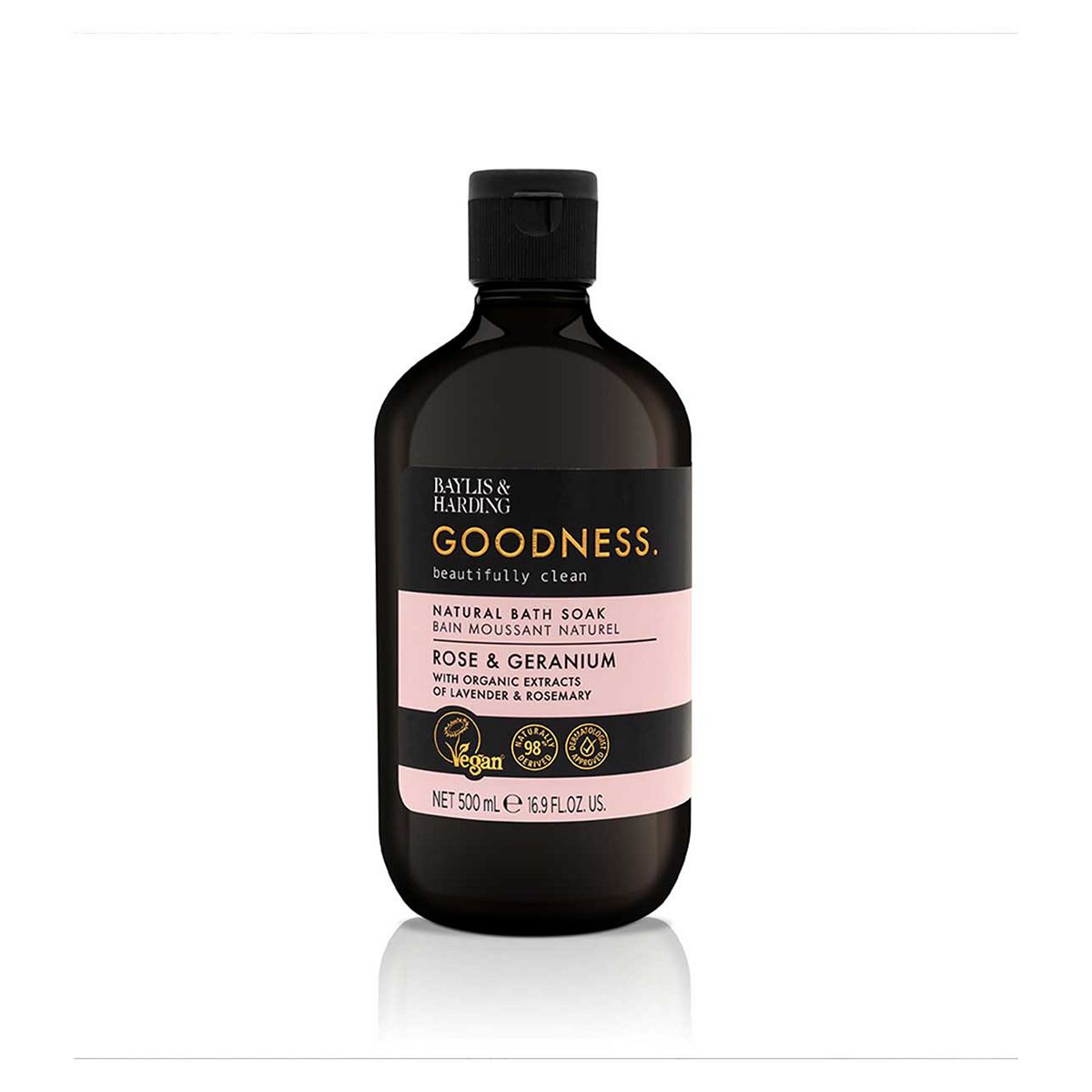 Baylis & Harding Goodness Rose & Geranium Bath Soak 500ml