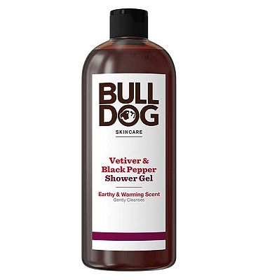 Bulldog Black Pepper & Vetiver Shower Gel 500ml