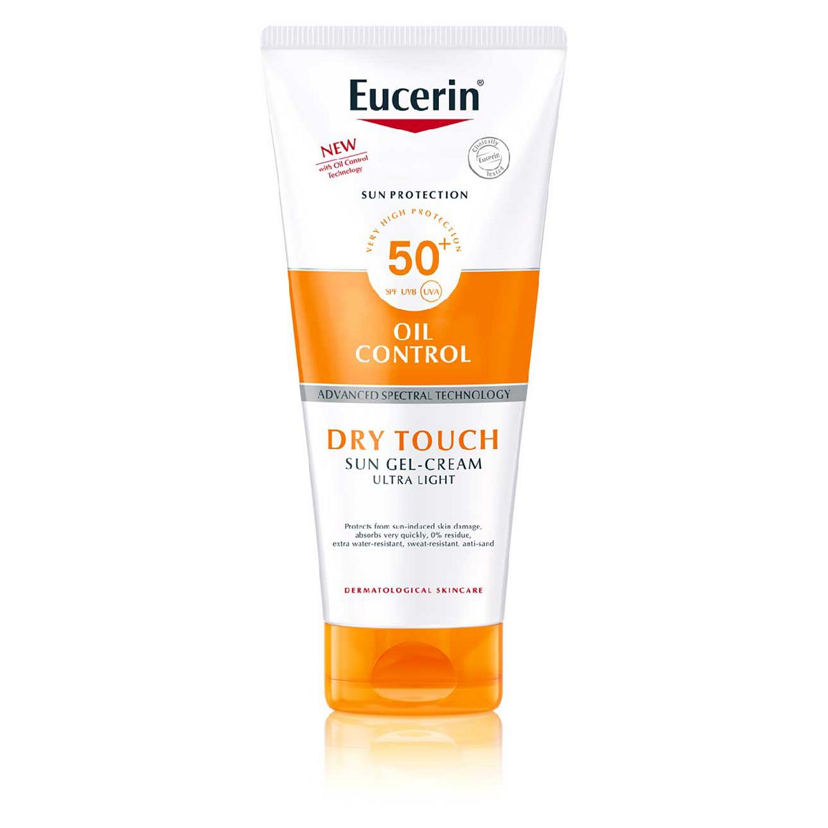 Eucerin Oil Control Dry Touch Sun Cream Spf50+ For Sensitive & Acne-Prone Skin200 ml, 200ml