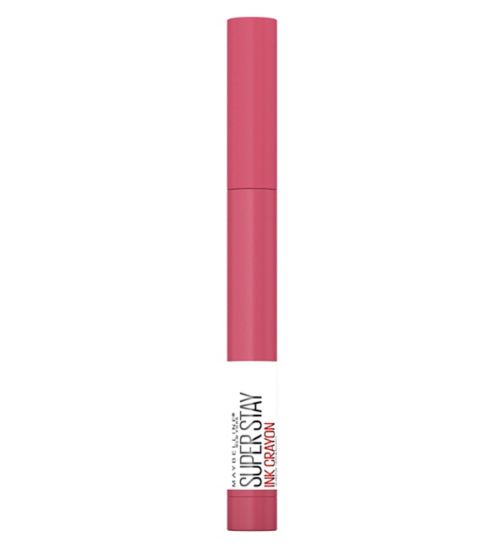 Maybelline Superstay Matte Ink Crayon Longlasting Pink Lipstick