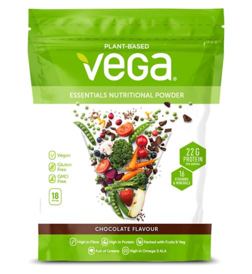 Vega Essential Vegan Plant Protein Powder Chocolate - 648g