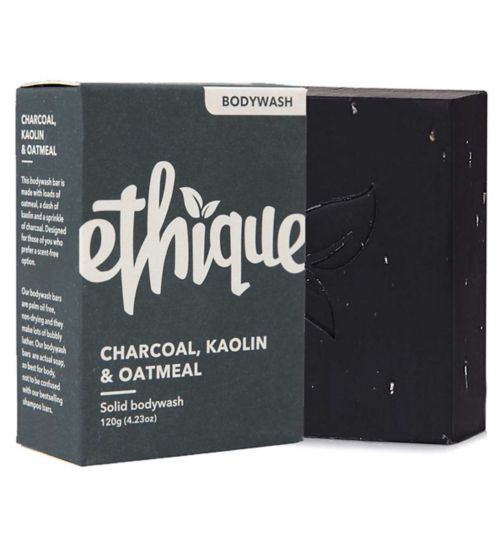 Ethique Charcoal, Kaolin & Oatmeal Solid Bodywash 120g