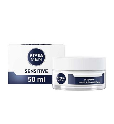 NIVEA MEN Sensitive Intensive Face Moisturiser Cream-Gel 50ml