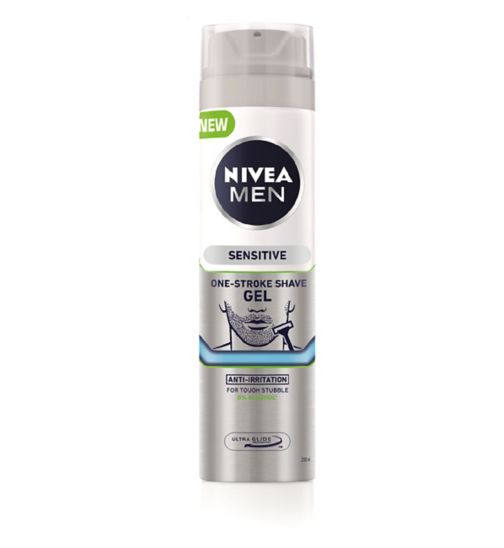 NIVEA MEN Sensitive One Stroke Shaving Gel