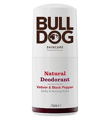 Bulldog Black Pepper & Vetiver Roll On Deodorant 75ml