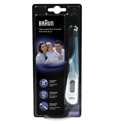 Braun High speed digital thermometer PRT1000
