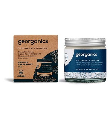 Georganics Toothpaste Powder - English Peppermint 60ml