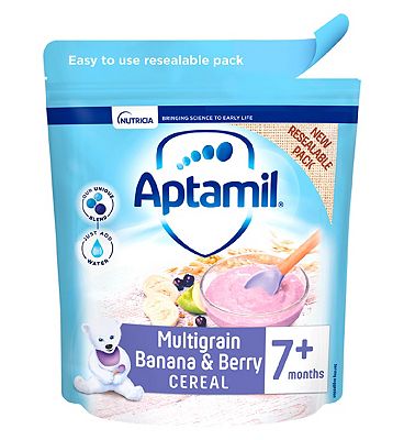Aptamil Multigrain Banana & Berry Baby Cereal 200g