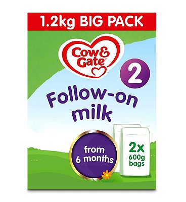 Cow & Gate 2 Follow-On Milk Big Pack 2 x 600g