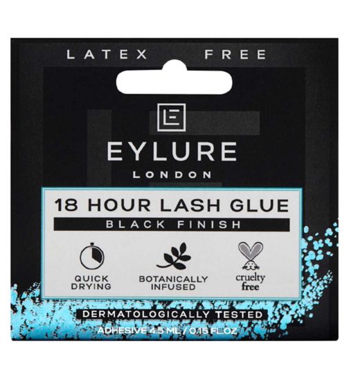 Eylure 18 Hour Lash Glue Black Latex Free 4.5ml
