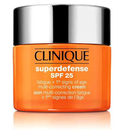 Clinique Superdefense™ SPF 25 Fatigue + 1st Signs Of Age Multi-Correcting Cream for Drier Skin 50ml