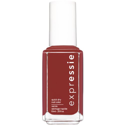 Essie ExprEssie Quick Dry Formula, Red Pink Nail Polish 190 Seize The Minute