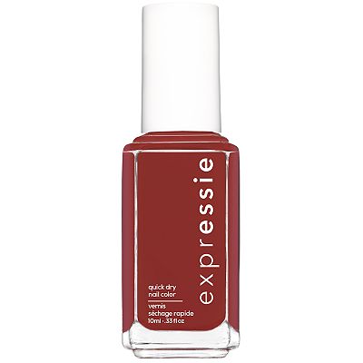 Essie ExprEssie Quick Dry Formula, Red Pink Nail Polish 190 Seize The Minute