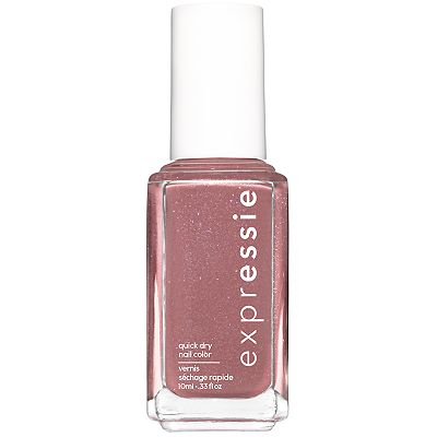 Essie ExprEssie Quick Dry Formula, Pink Shimmer Nail Polish 30 Trend & Snap