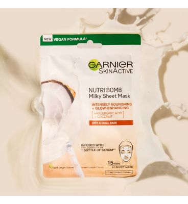 Milky Sheet Mask Coconut and Hyaluronic Acid 28g (10)