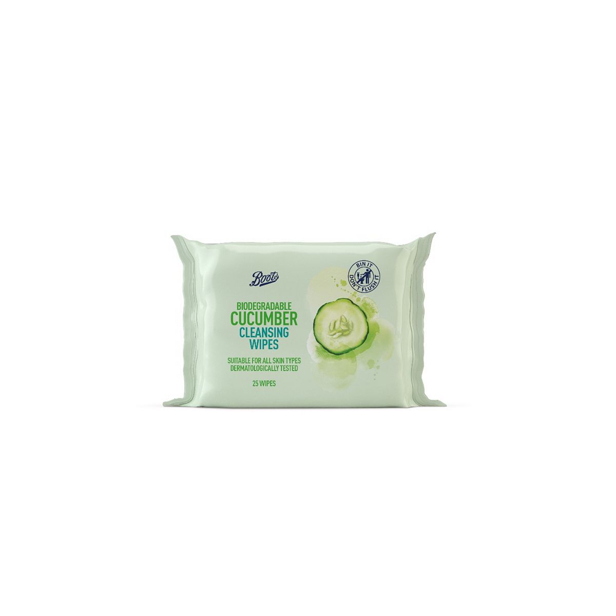 Boots Biodegradable Cucumber Cleansing Wipes 25S