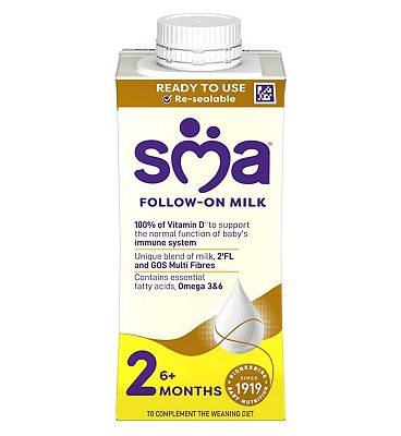 SMA PRO Follow-on Milk 6 Month+ Ready to Drink 200ml